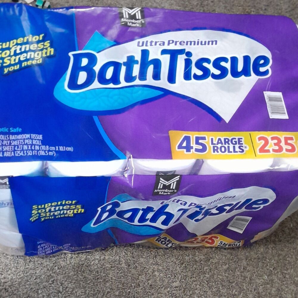 Member's Mark Ultra Premium Bath Tissue White 45 Rolls 2-Ply 235 Sheets/Roll